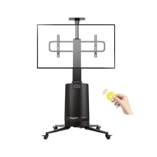 north bayou tw 85 heavy duty tv cart (55" to 85" screens) with motorized automatic screen lift tv