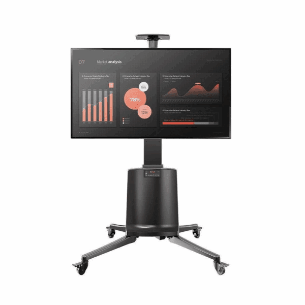 north bayou tw 85 heavy duty tv cart (55" to 85" screens) with motorized automatic screen lift tv
