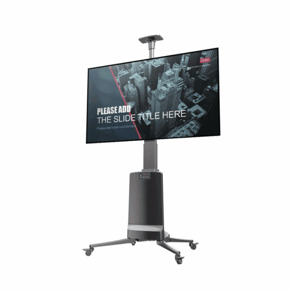 north bayou tw 85 heavy duty tv cart (55" to 85" screens) with motorized automatic screen lift tv