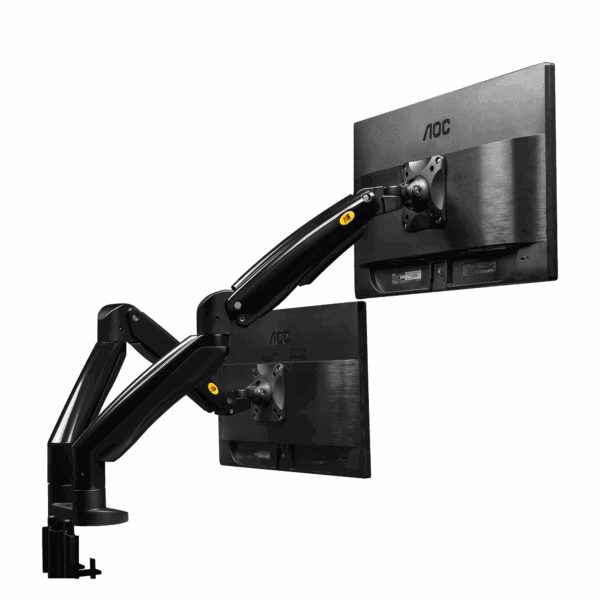 north bayou nb f195a dual monitor desk stand (up to 32 inches)