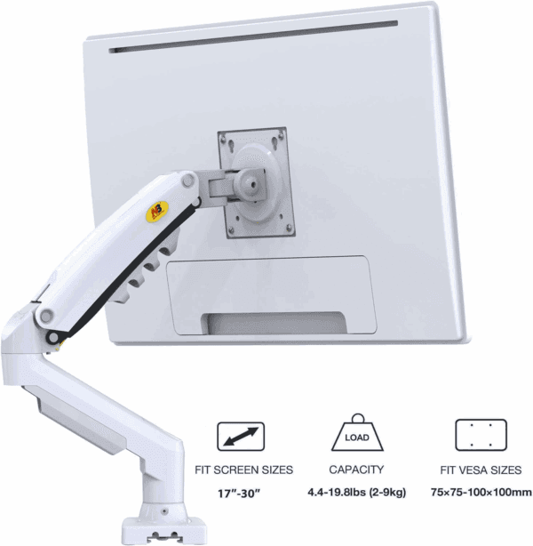 north bayou f80 monitor desk stand (17" 30")