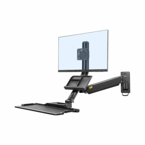 nb ergonomic mb32 wall mount sit stand converter (19" 27")