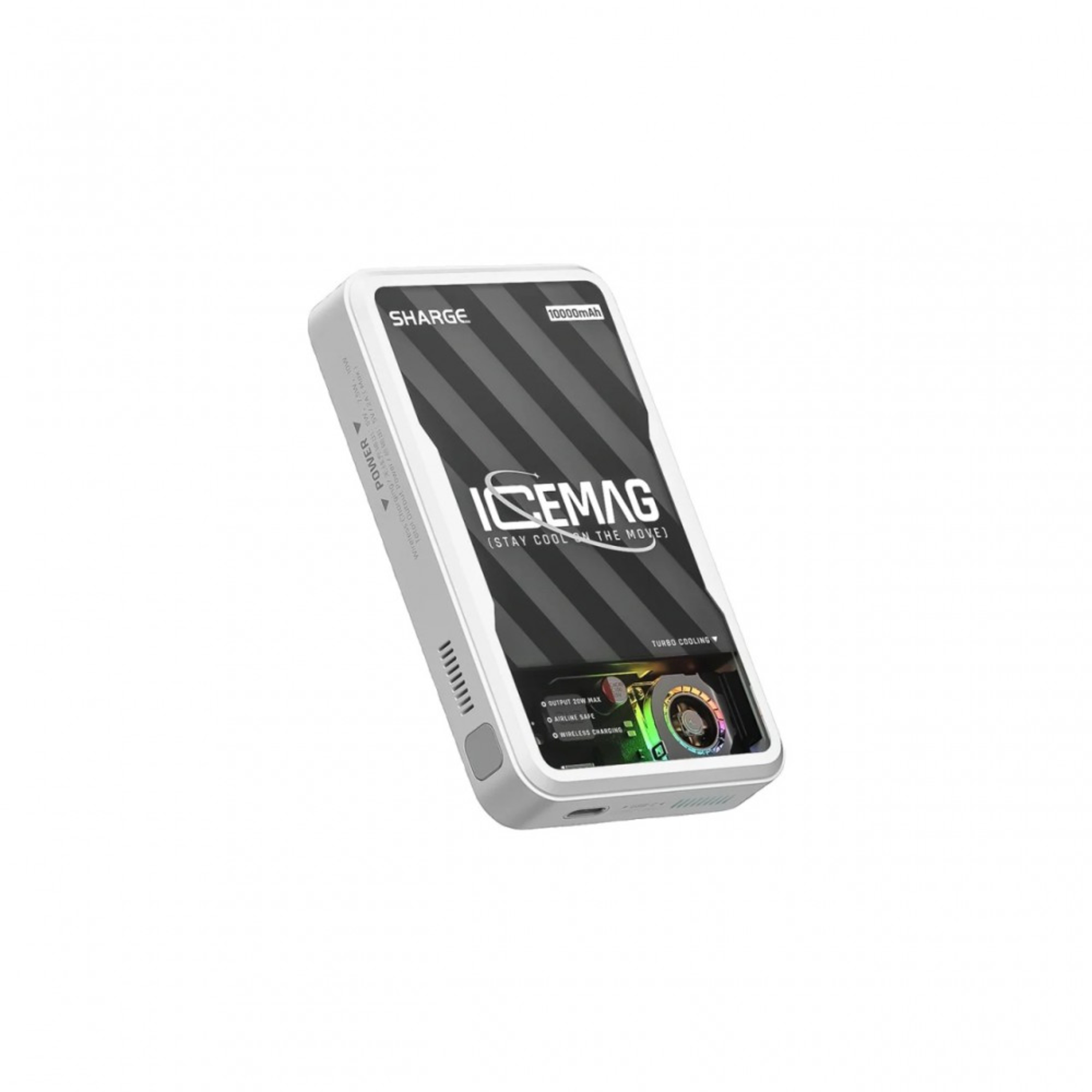 sharge icemag magnetic power bank 10,000mah (sp020a)