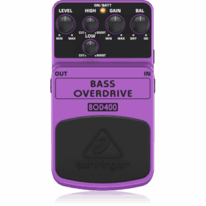 behringer bod400 tube sound overdrive effects pedal