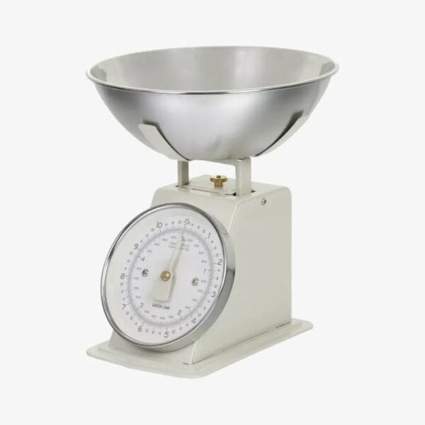 green lion vintage kitchen scale