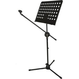 music sheet stand with mic holder