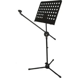 music sheet stand with mic holder