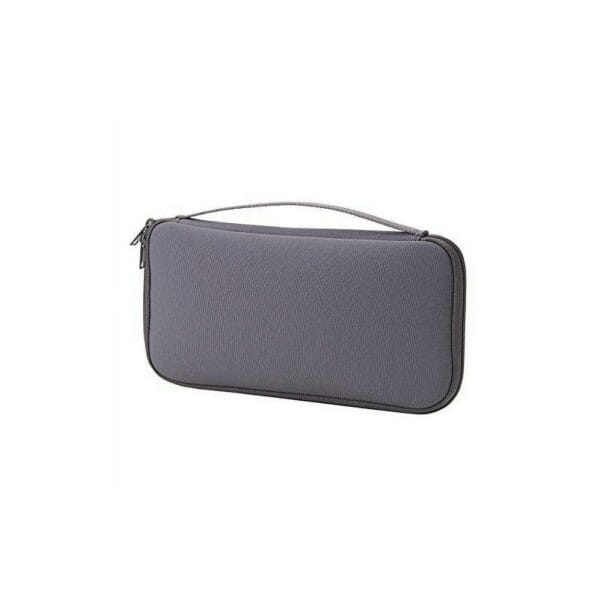 muji polyester passport case gray