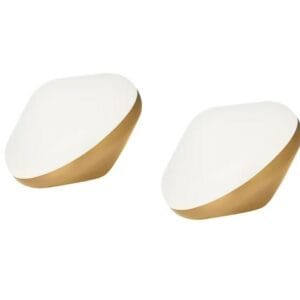 led decoration lighting, brass colour diamond shaped, 2 pack (705.301.00) (20490500008)