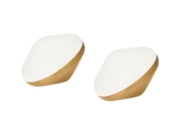 led decoration lighting, brass colour diamond shaped, 2 pack (705.301.00) (20490500008)