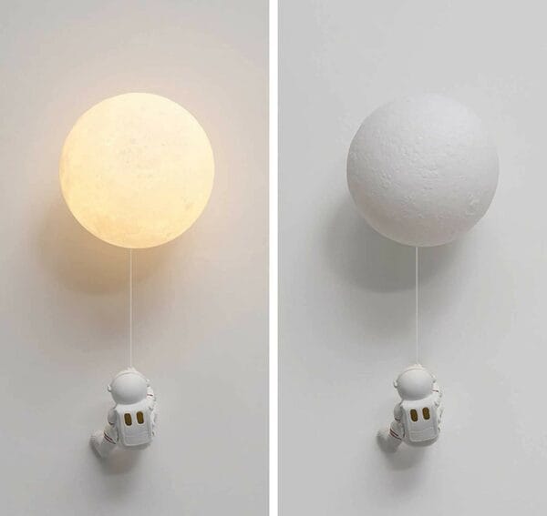 astronaut 3d resin wall light, led astronaut model night light, resin craft table lamp