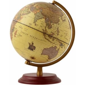 vintage world globe (32cm)