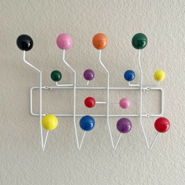 wall coat rack with 14 hooks