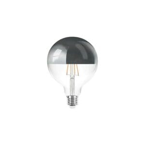 g95 4w half chrome light bulb