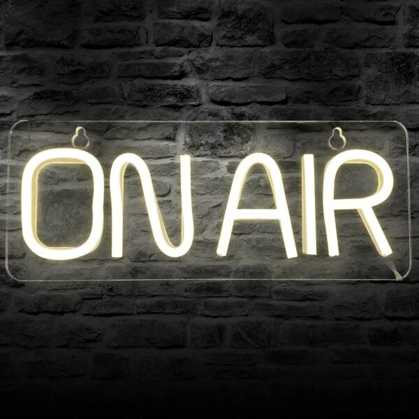 on air led neon light