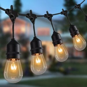 bulb strip with solar panel