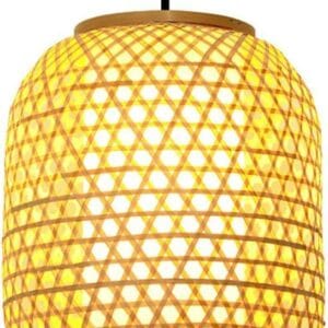 bamboo and rattan woven chandelier (20490501176)