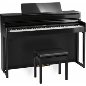 roland hp704 digital piano (polished ebony)
