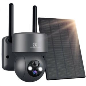 k&f concept dq201 solar wireless security camera fhd