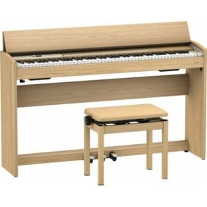 roland f701 digital piano (light oak)