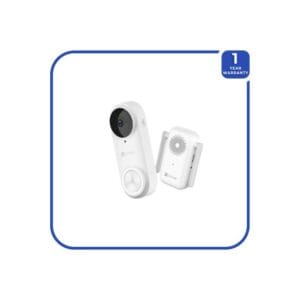 ezviz db2 2k battery powered video doorbell kit