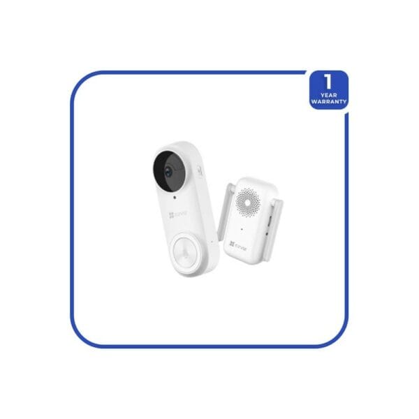 ezviz db2 2k battery powered video doorbell kit