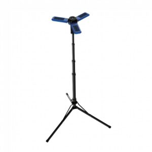 powerology camping solar foldable tripod led light ipx4 3.7v 2600mah