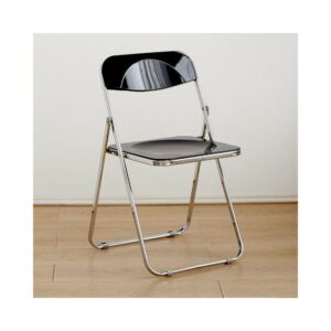 smoked transparent folding chair