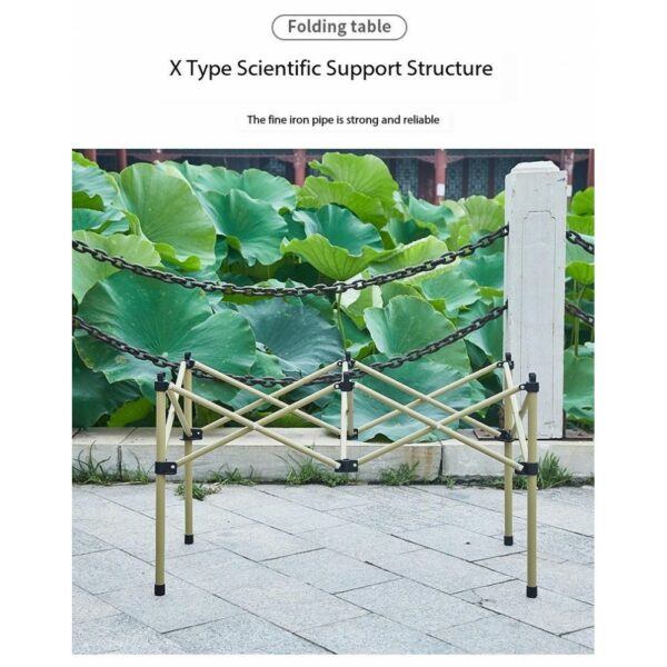 camping table + chairs*4