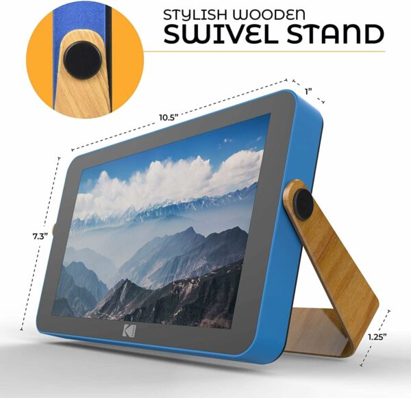 kodak rwf 109 digital photo frame wifi6 (blue)