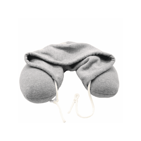 soft comfortable hooded neck travel pillow