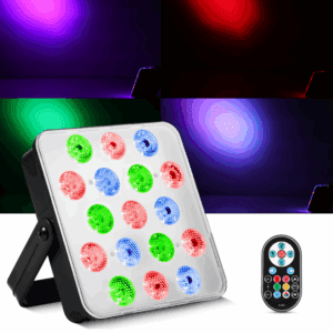 17 led sound activated disco lights party