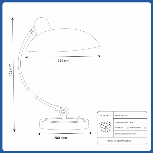 nordic study desk lamp