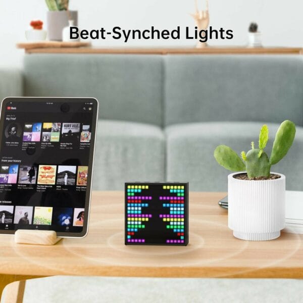 divoom timebox evo pixel art speaker 16x16 diy led display alarm clock box