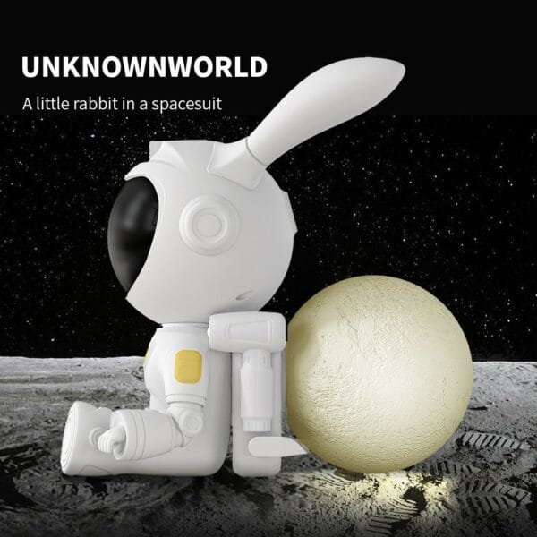 moon bunny starry sky projector