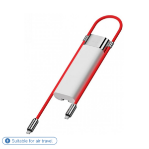 sharge pouch power bank 10,000mah 3 in 1 portable charger co created with oneplus poc (p065a)