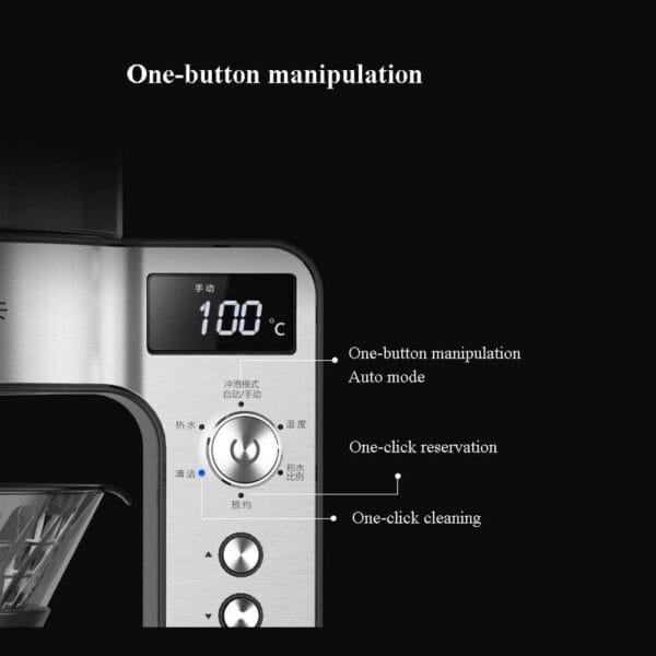 lépresso dual mode digital buit in electronic scale coffee drip machine (lpcffm0022)