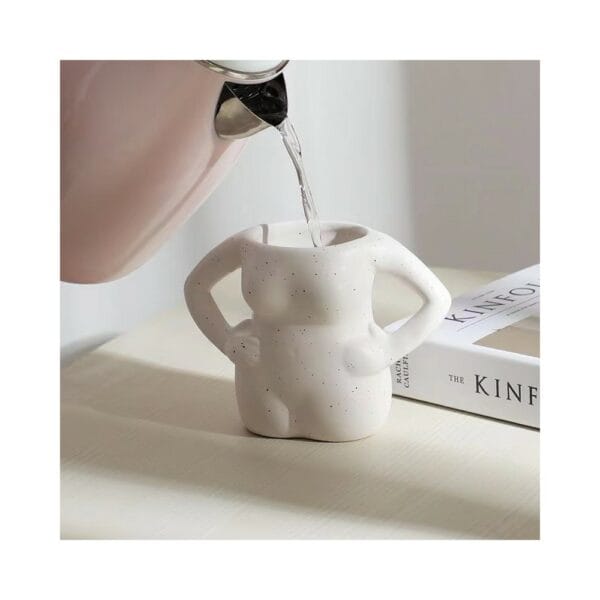 ceramic body shape cups