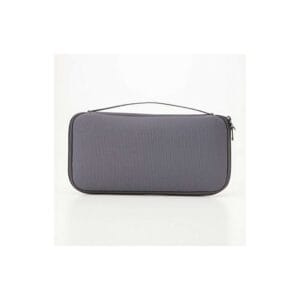 muji polyester passport case gray
