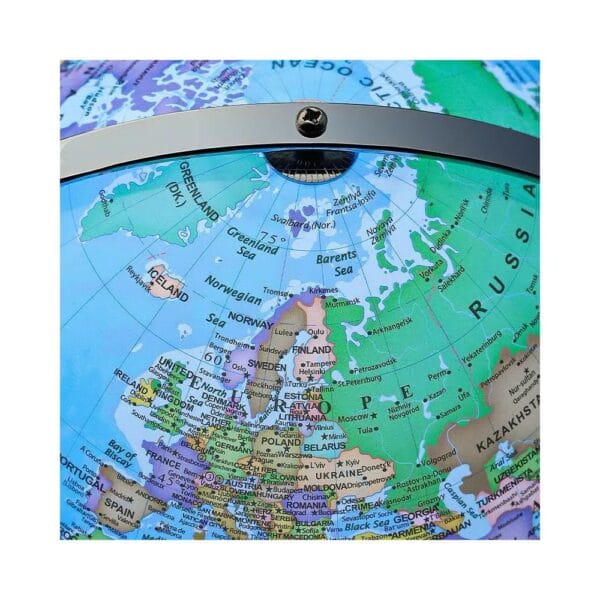 illuminated world globe décor (20cm)