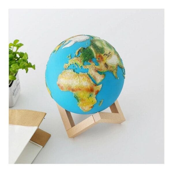 led earth night light