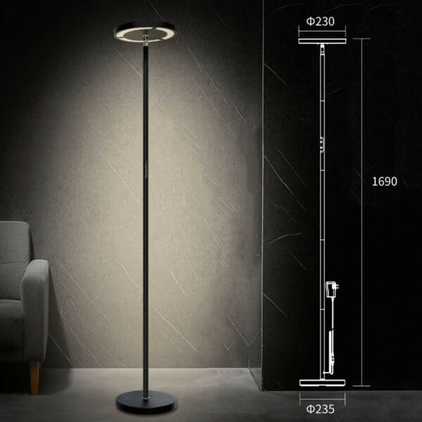 chroma circular floor lamp (20490500493)