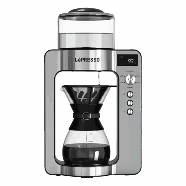 lépresso dual mode digital buit in electronic scale coffee drip machine (lpcffm0022)