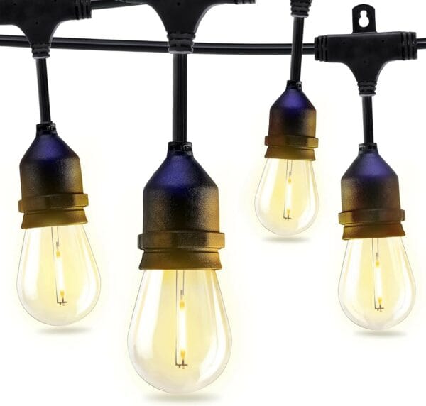 bulb strip with solar panel