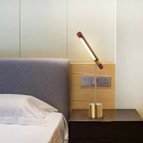 linear wood led table lamp (20490501098)