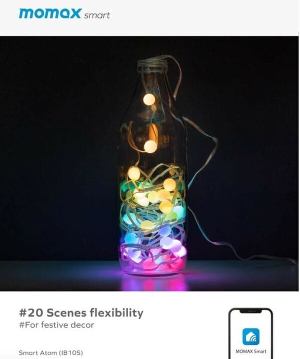 momax smart atom iot led fairy lights (ib10s)