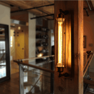 industrial mid century modern wall steampunk light