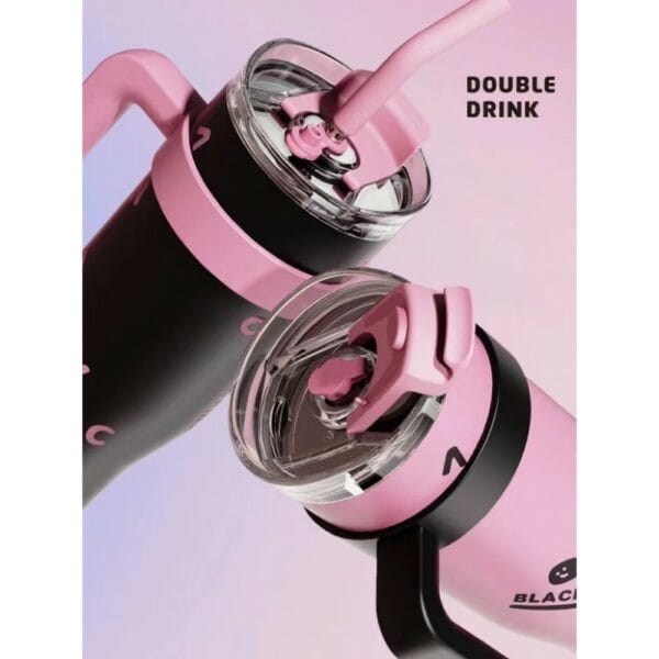 stainless steel tumbler with straw
