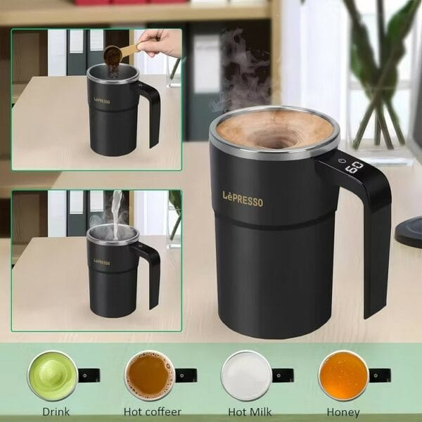 lépresso auto magnetic stirring cup (lpcffm0018)