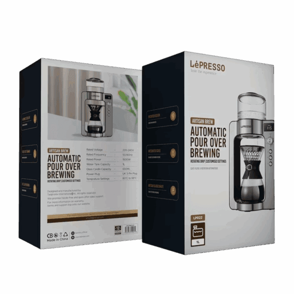 lépresso dual mode digital buit in electronic scale coffee drip machine (lpcffm0022)